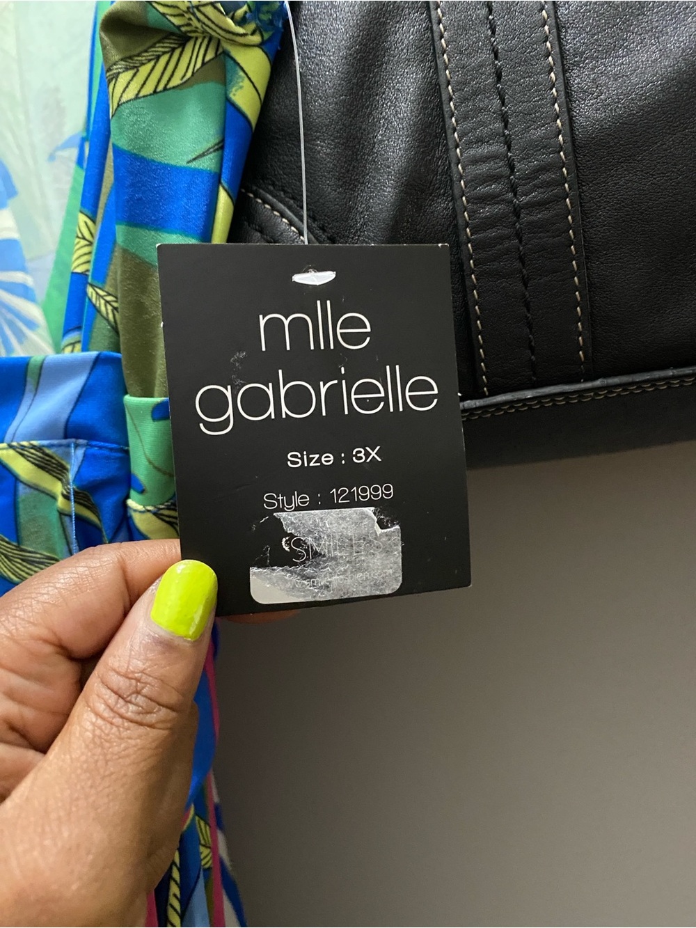 Mlle Gabrielle Blue and Green Tropical jumpsuit NWT